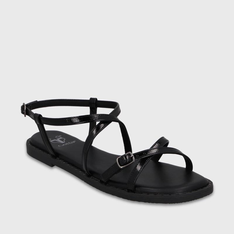 SANDALIA NEGRA MUJER 64130 - 2