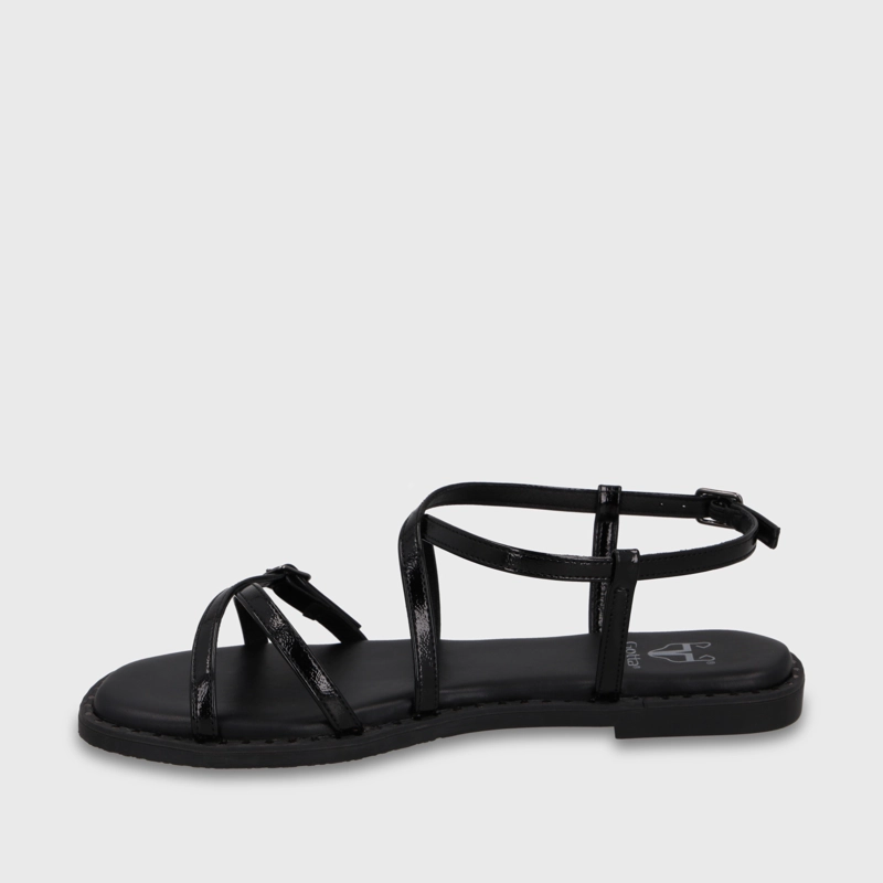 SANDALIA NEGRA MUJER 64130 - 4