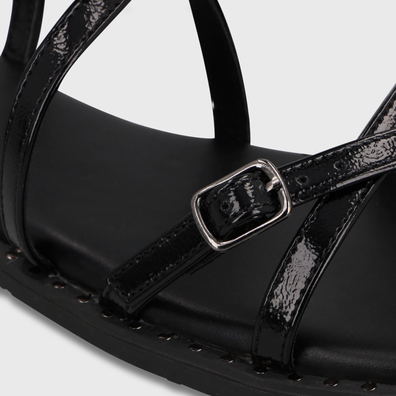 SANDALIA NEGRA MUJER 64130 - 6