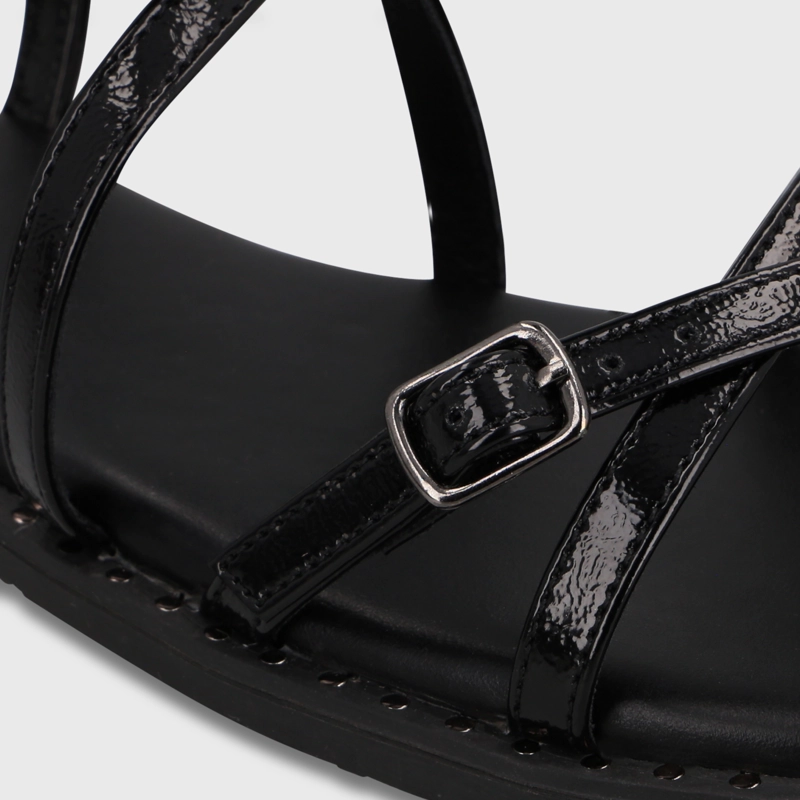 SANDALIA NEGRA MUJER 64130 - 6
