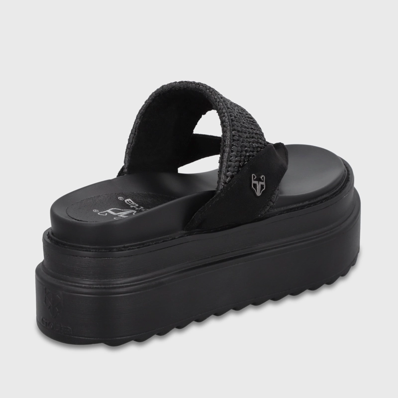 SANDALIA PLATAFORMA NEGRA MUJER 2523423 - 5