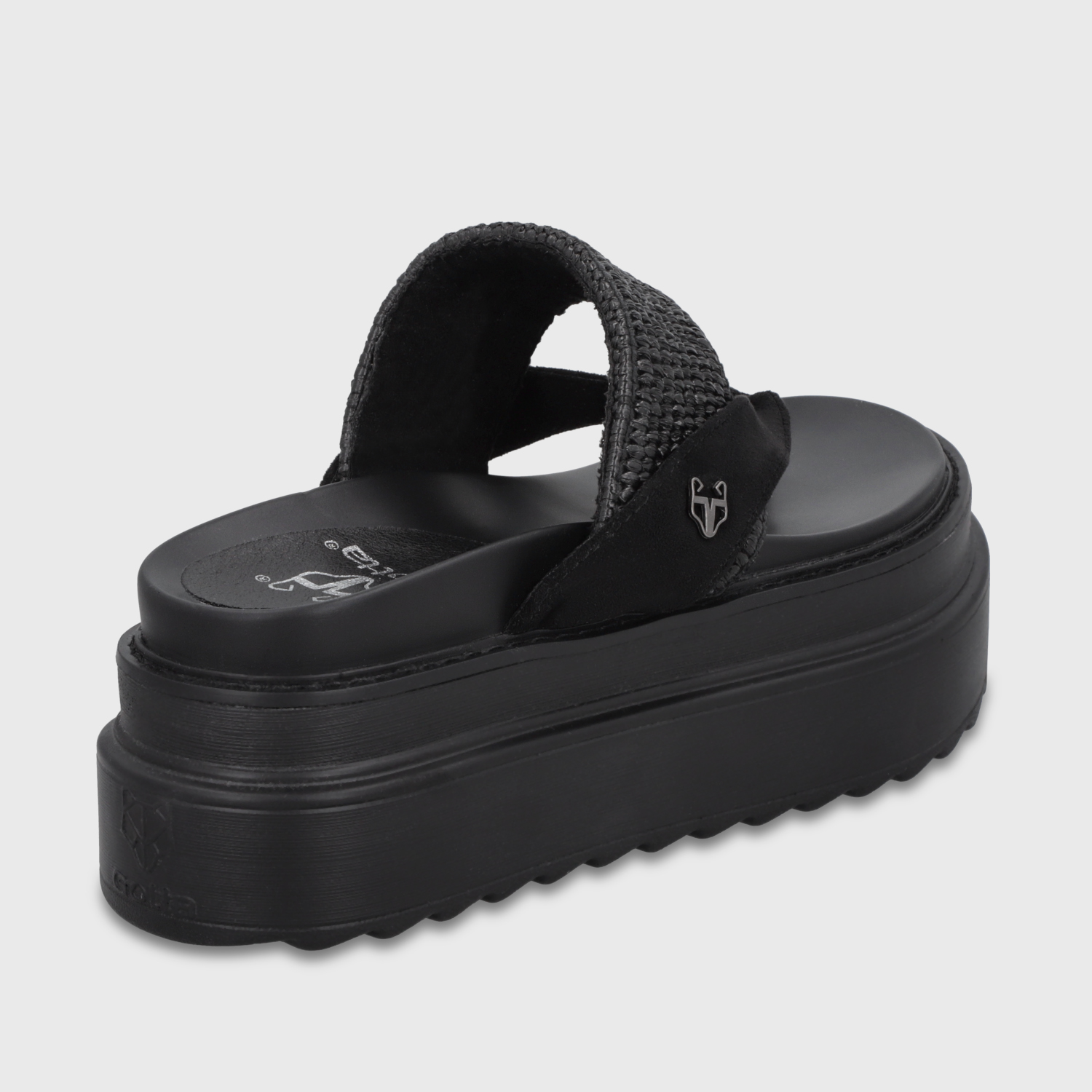 SANDALIA PLATAFORMA NEGRA MUJER 2523423 - 5