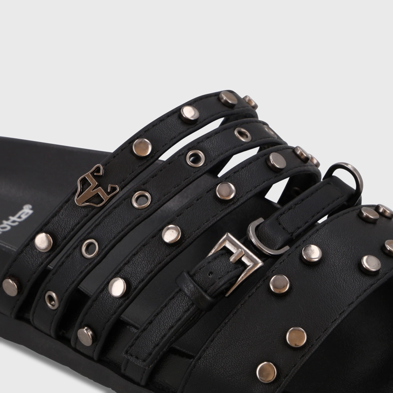 SANDALIA NEGRA MUJER 64160 - 6