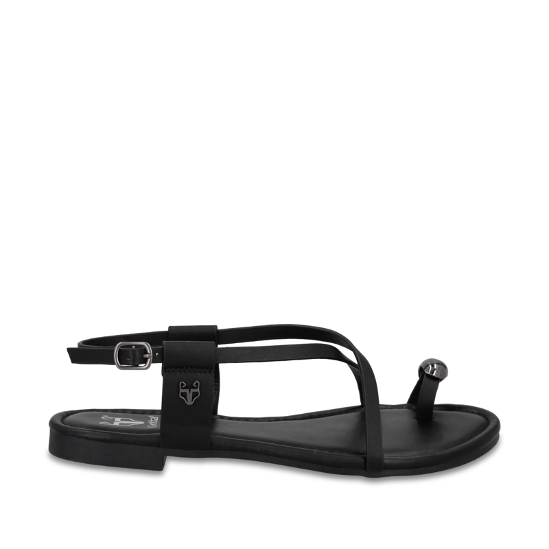 SANDALIA NEGRA MUJER 64121 - 1
