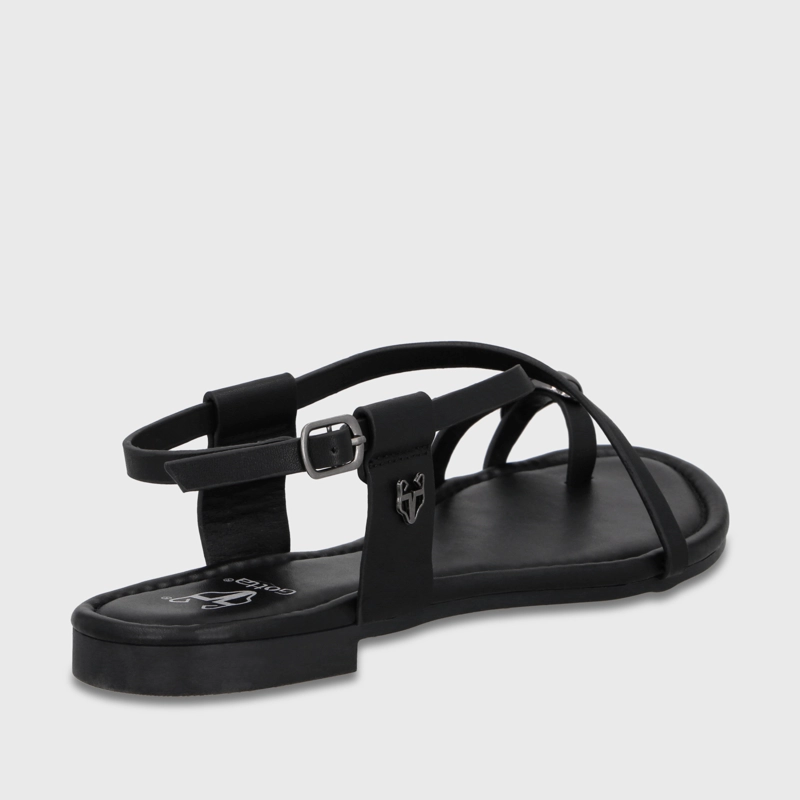 SANDALIA NEGRA MUJER 64121 - 5