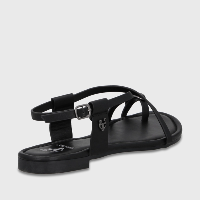 SANDALIA NEGRA MUJER 64121 - 5