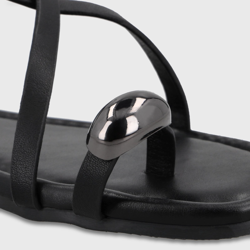 SANDALIA NEGRA MUJER 64121 - 6