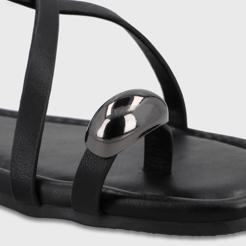 SANDALIA NEGRA MUJER 64121 - 6