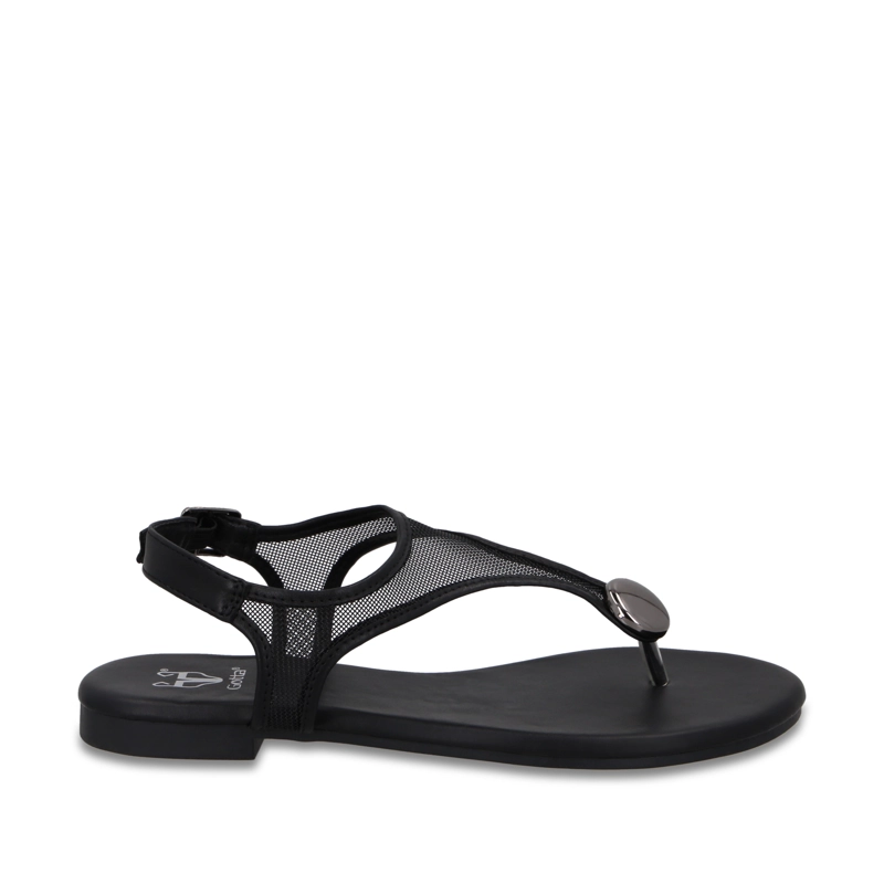 SANDALIA NEGRA MUJER 64122 - 1