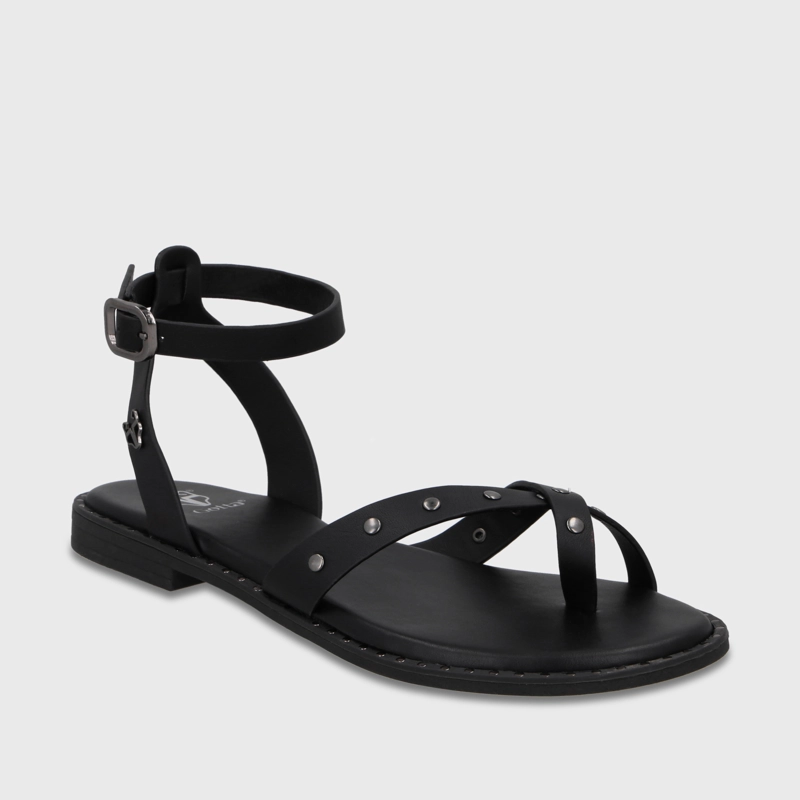 SANDALIA NEGRA MUJER 64140 - 2