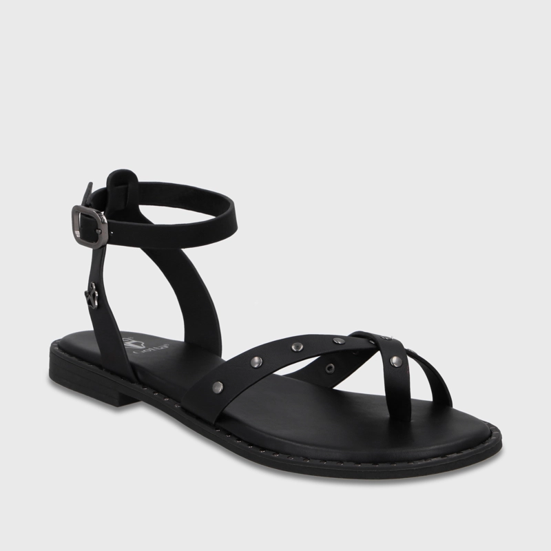 SANDALIA NEGRA MUJER 64140 - 2