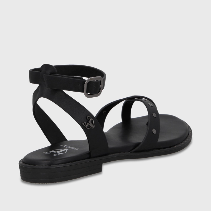 SANDALIA NEGRA MUJER 64140 - 5
