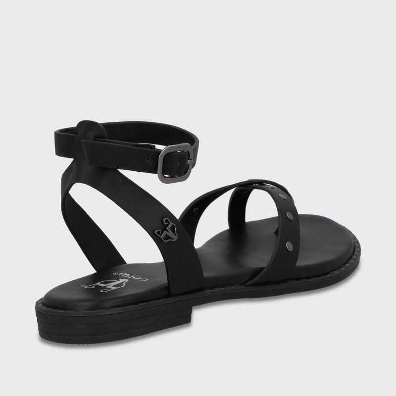 SANDALIA NEGRA MUJER 64140 - 5