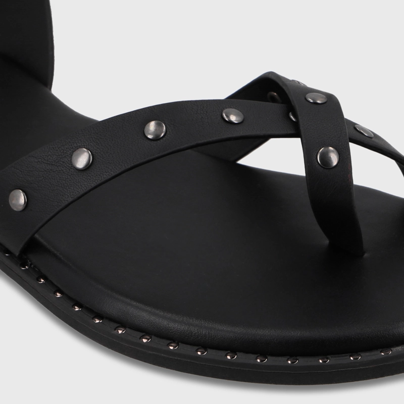 SANDALIA NEGRA MUJER 64140 - 6