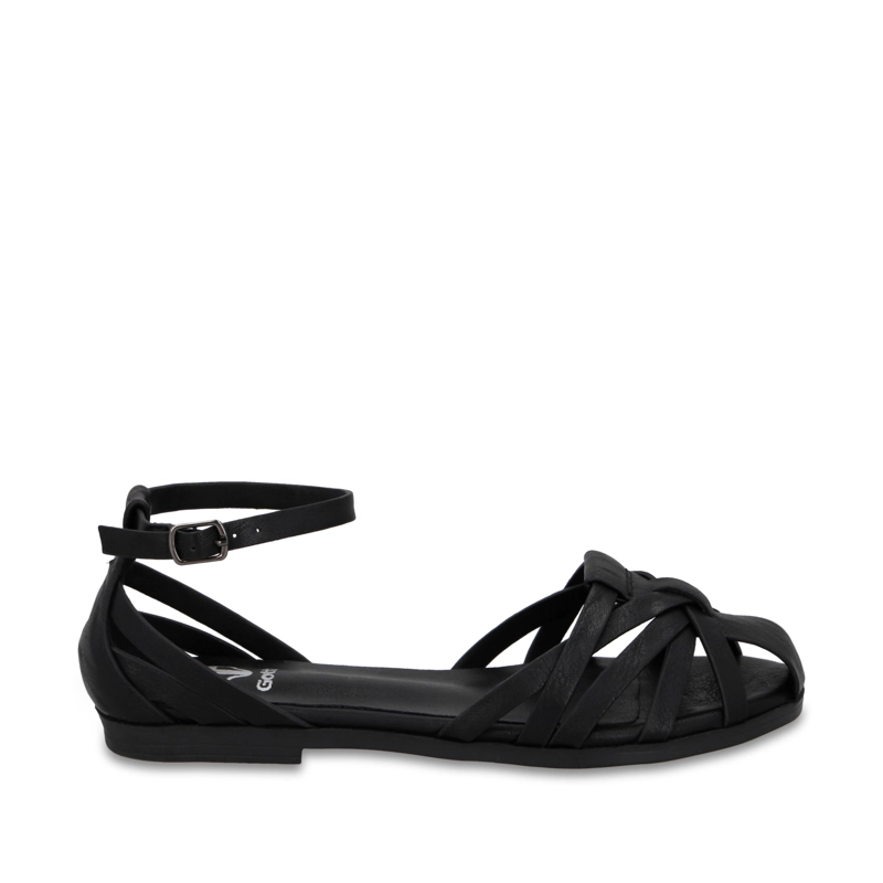 SANDALIA NEGRA MUJER 64161 - 1
