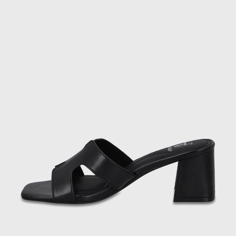 SANDALIA TACO NEGRA MUJER 64030 - 4