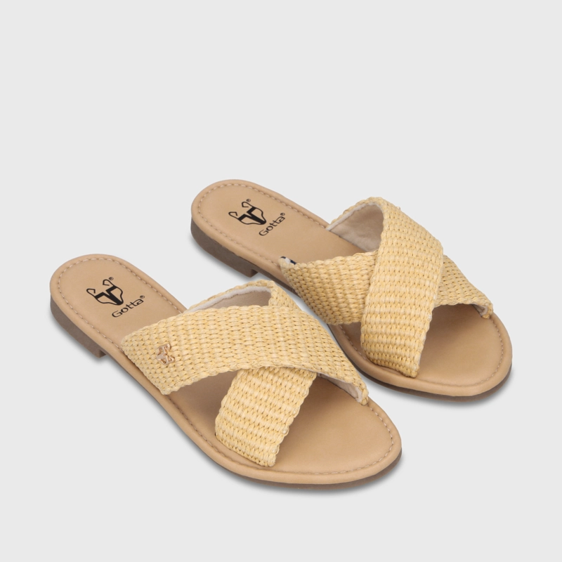 SANDALIA BEIGE MUJER 64120 - 3