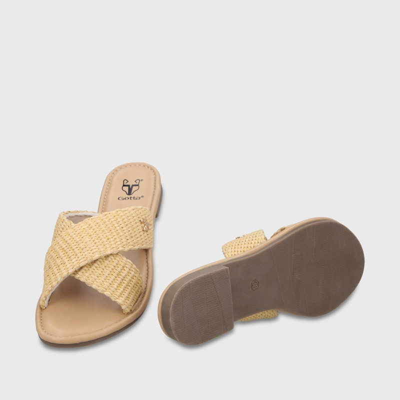 SANDALIA BEIGE MUJER 64120 - 7