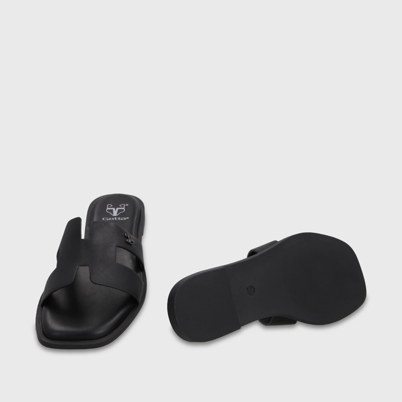 SANDALIA NEGRA MUJER 6411001 - 7