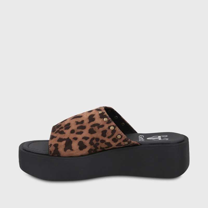 SANDALIA PLATAFORMA ANIMAL PRINT MUJER 53730 - 4