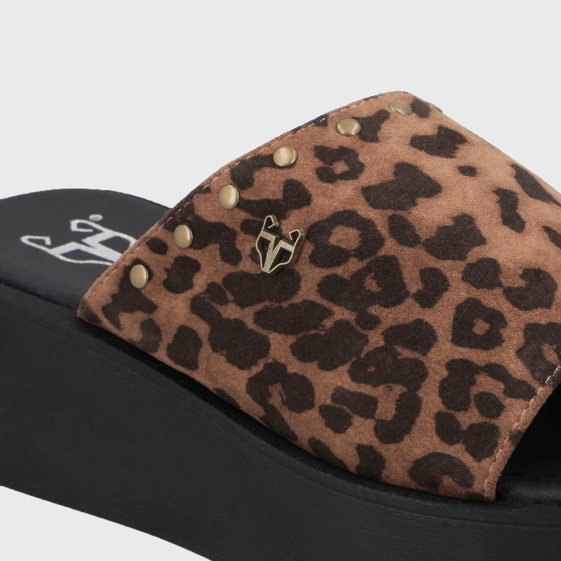 SANDALIA PLATAFORMA ANIMAL PRINT MUJER 53730 - 6