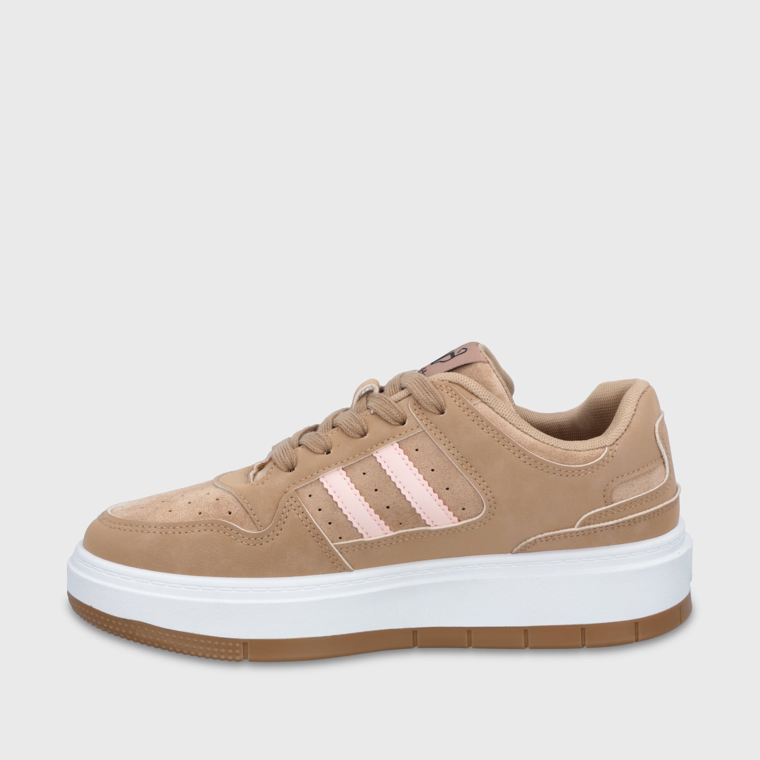 ZAPATILLA PLATAFORMA BEIGE MUJER 58030 - 4