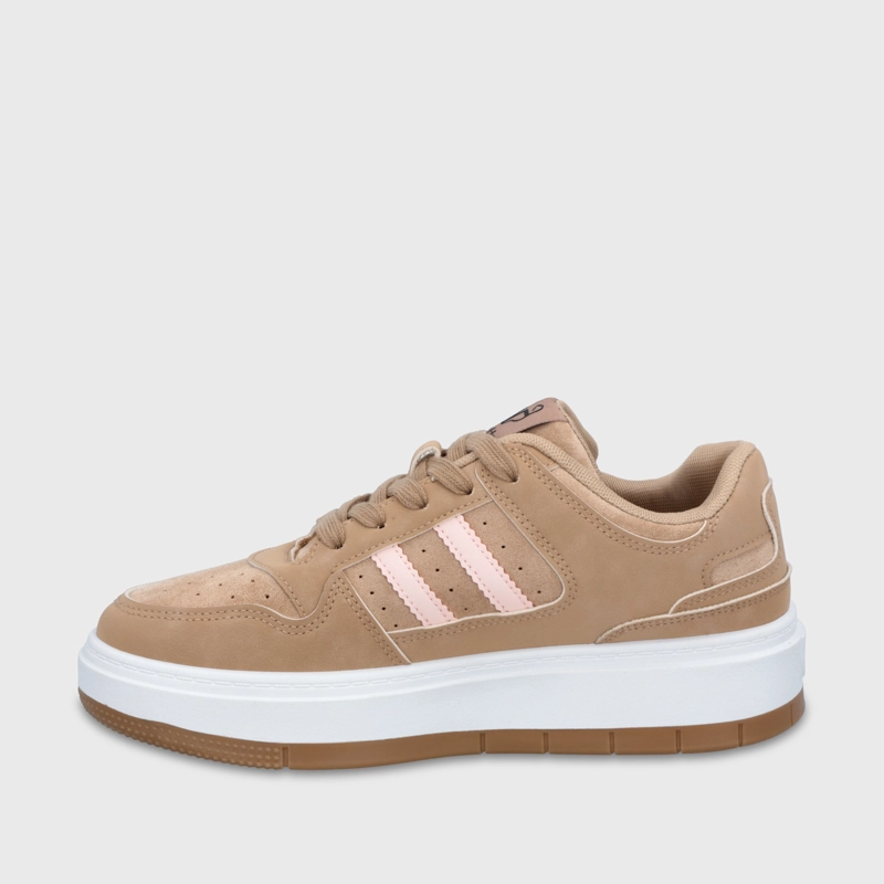 ZAPATILLA PLATAFORMA BEIGE MUJER 58030 - 4