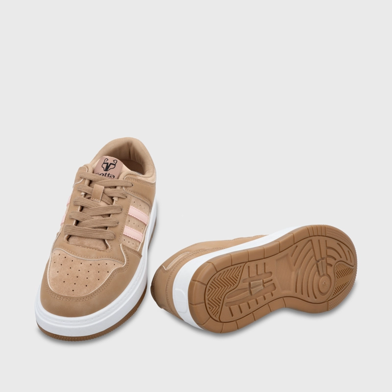 ZAPATILLA PLATAFORMA BEIGE MUJER 58030 - 7