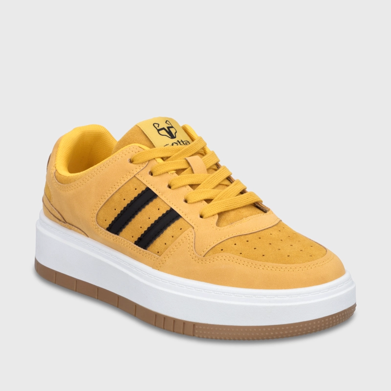 ZAPATILLA PLATAFORMA AMARILLA MUJER 58030 - 2