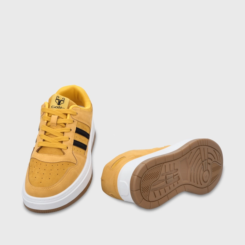 ZAPATILLA PLATAFORMA AMARILLA MUJER 58030 - 7