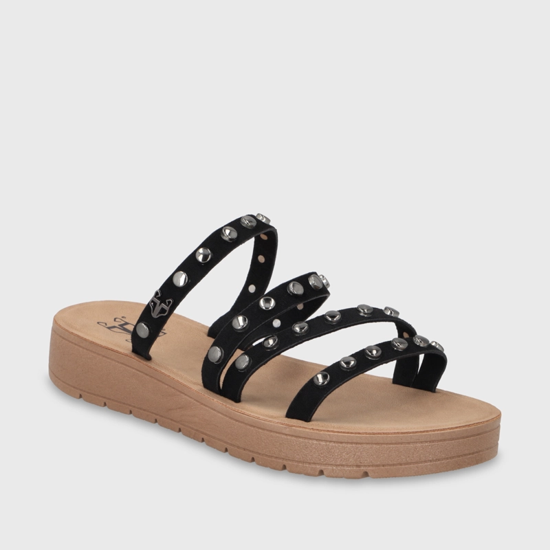 SANDALIA NEGRA MUJER 65691 - 2