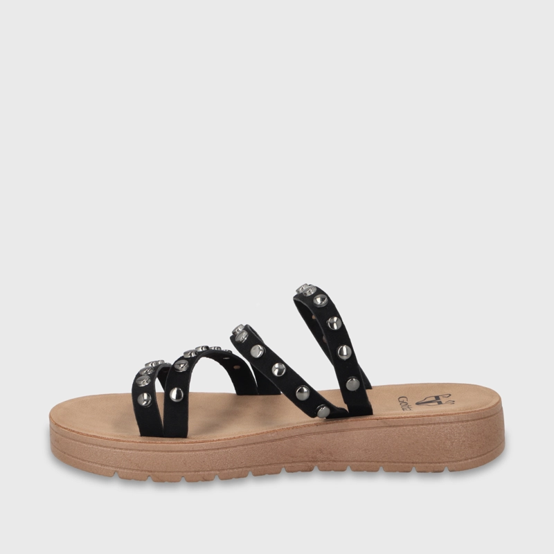 SANDALIA NEGRA MUJER 65691 - 4