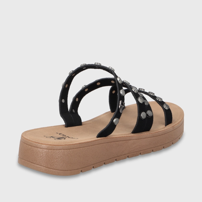 SANDALIA NEGRA MUJER 65691 - 5