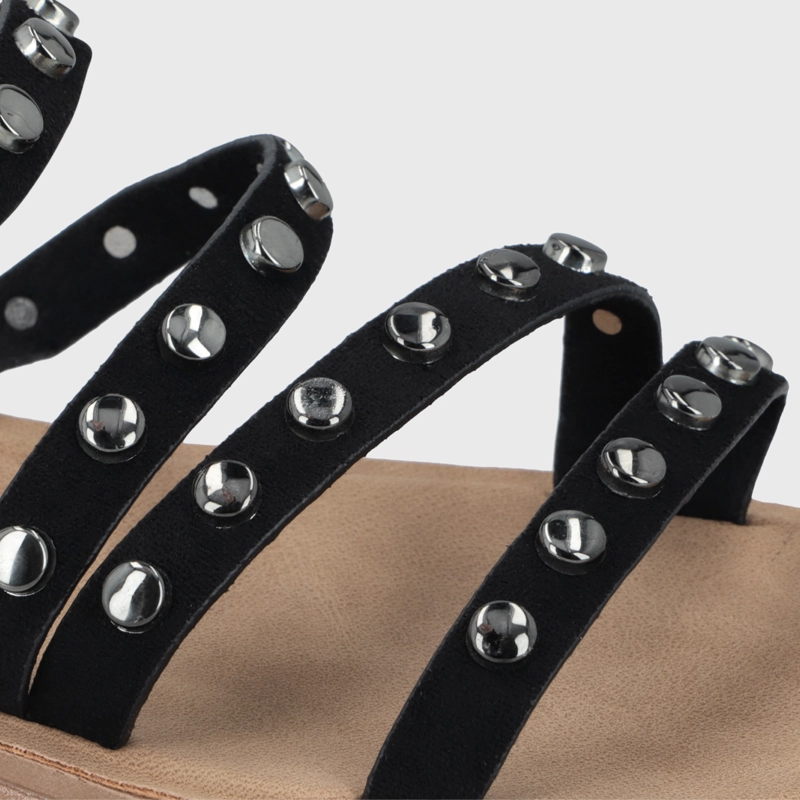 SANDALIA NEGRA MUJER 65691 - 6