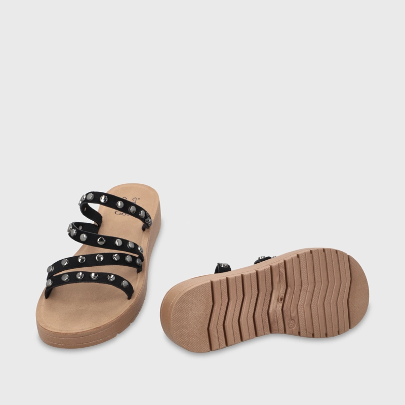 SANDALIA NEGRA MUJER 65691 - 7