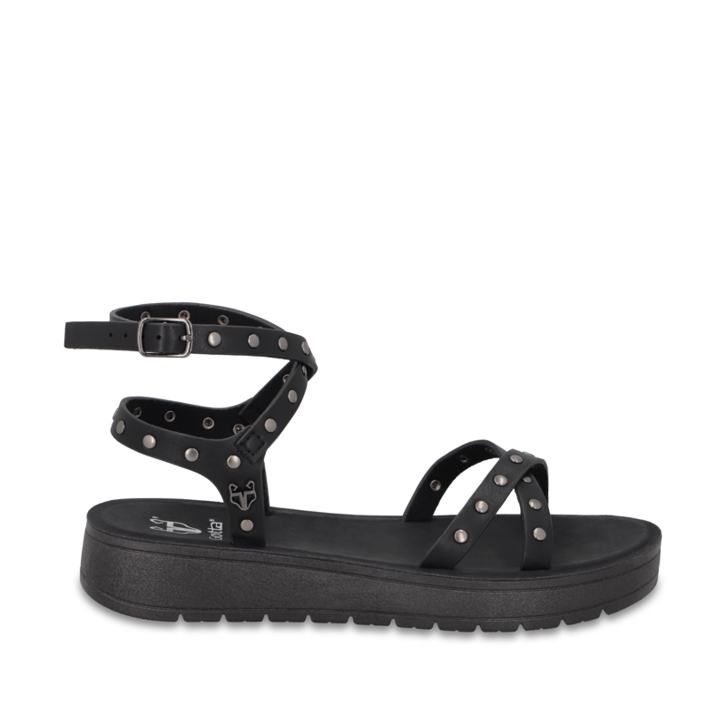 SANDALIA NEGRA MUJER 65690 - 1