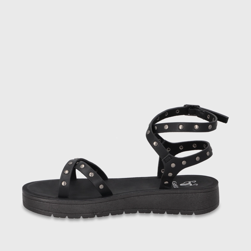 SANDALIA NEGRA MUJER 65690 - 4