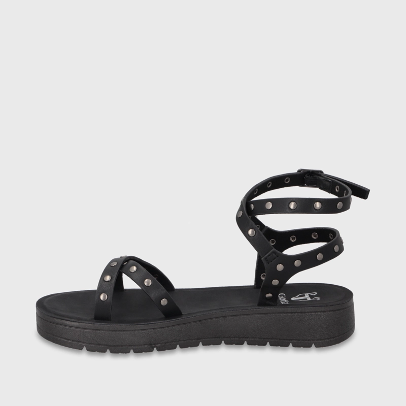 SANDALIA NEGRA MUJER 65690 - 4