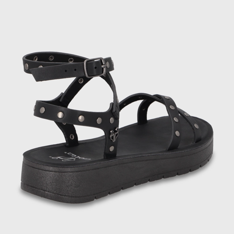 SANDALIA NEGRA MUJER 65690 - 5