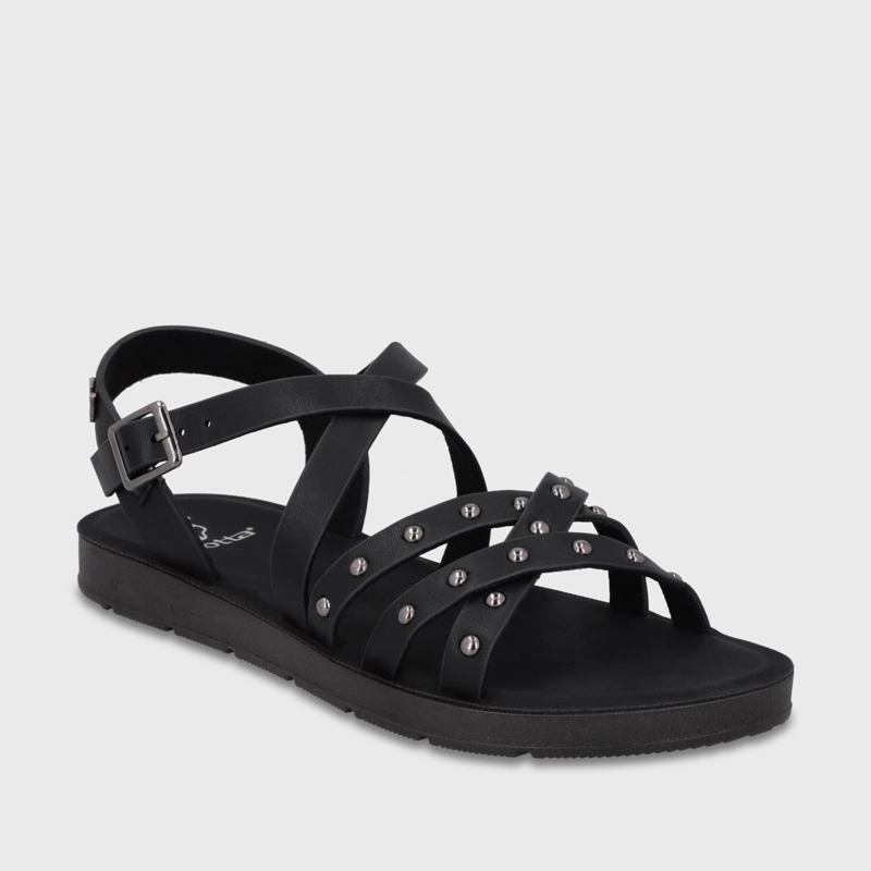 SANDALIA NEGRA MUJER 65700 - 2