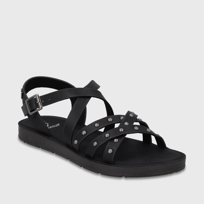 SANDALIA NEGRA MUJER 65700 - 2