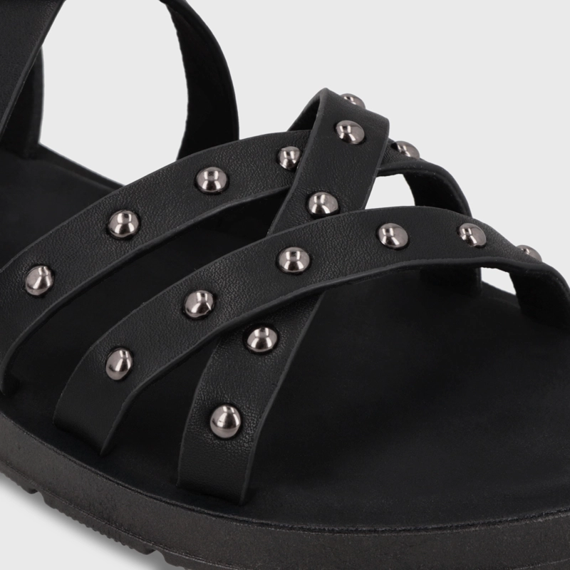 SANDALIA NEGRA MUJER 65700 - 6
