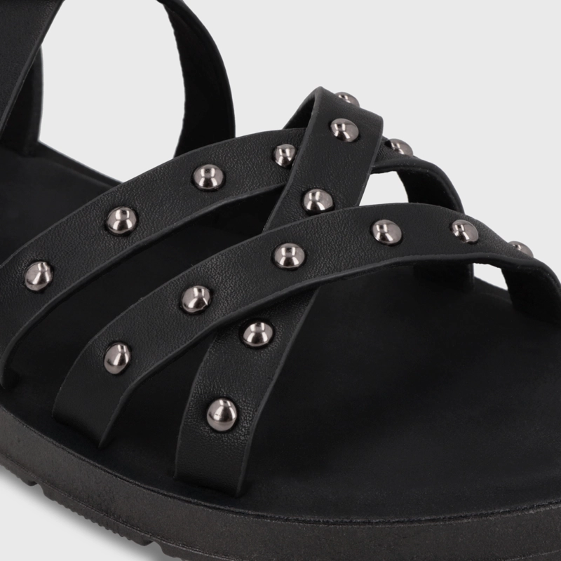 SANDALIA NEGRA MUJER 65700 - 6