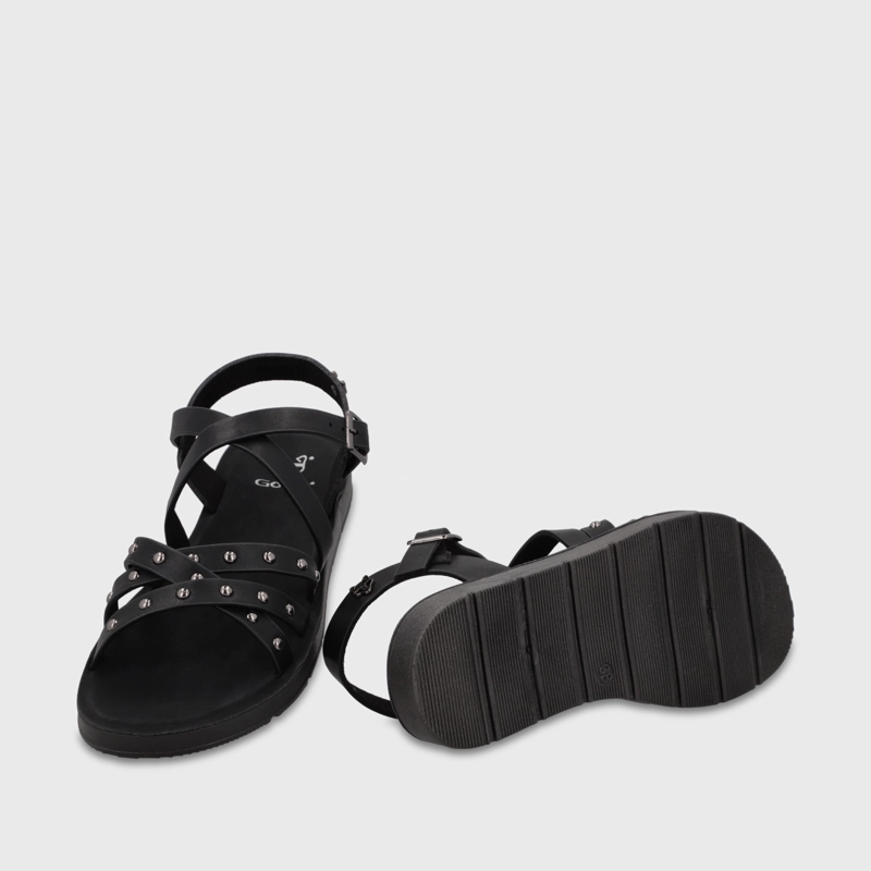SANDALIA NEGRA MUJER 65700 - 7