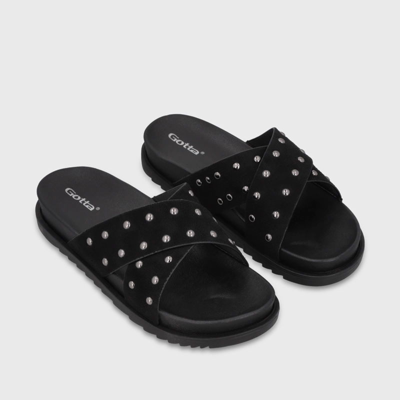 SANDALIA NEGRA MUJER 52051 - 3