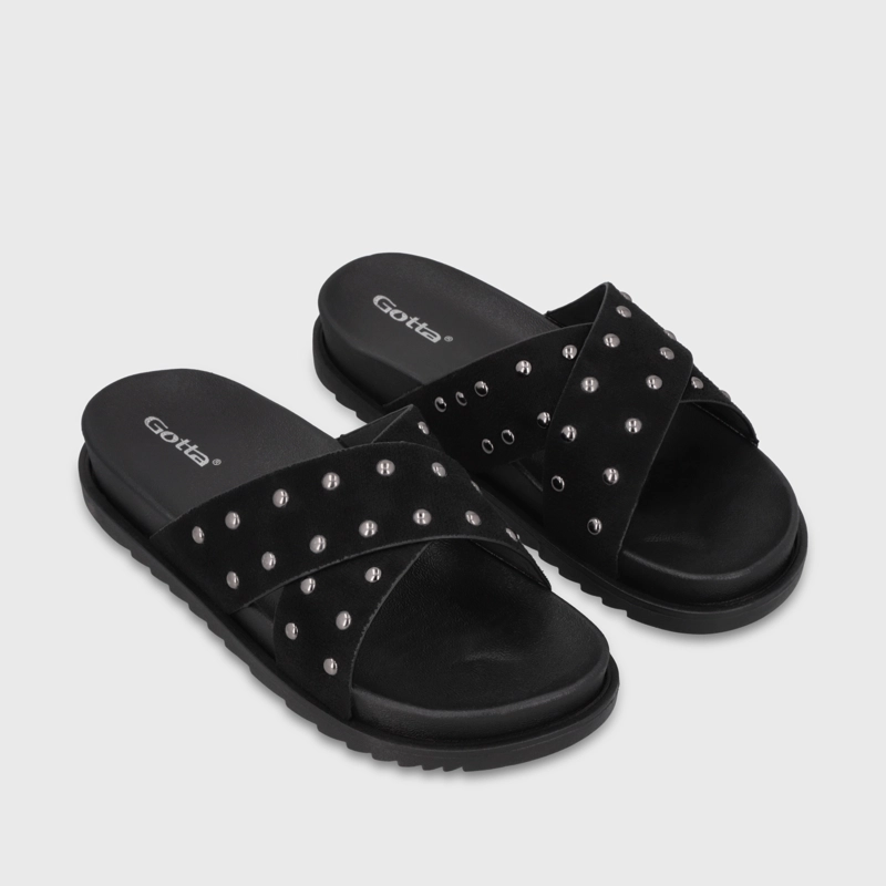 SANDALIA NEGRA MUJER 52051 - 3