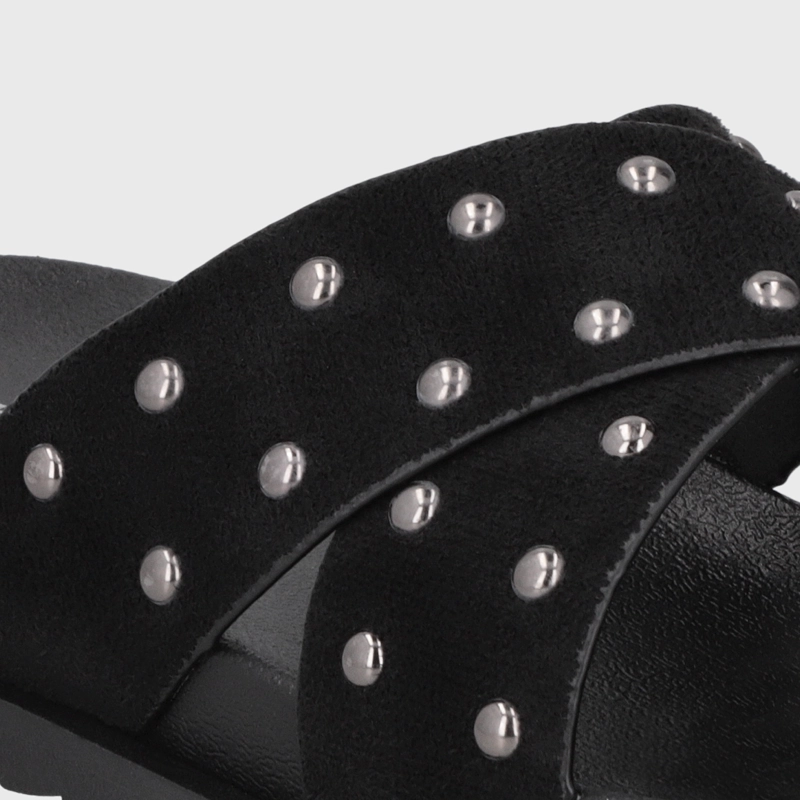 SANDALIA NEGRA MUJER 52051 - 6