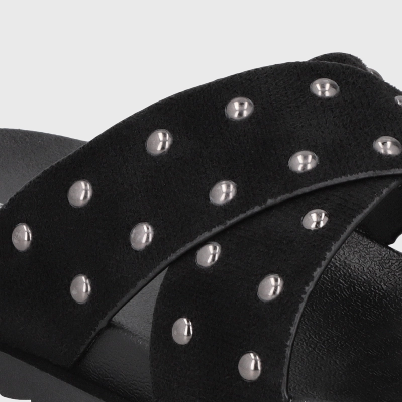 SANDALIA NEGRA MUJER 52051 - 6