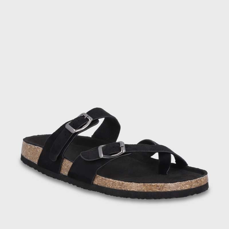 SANDALIA NEGRA MUJER 62080 - 2