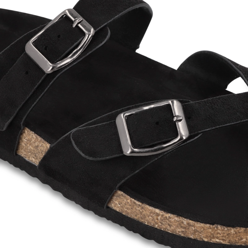 SANDALIA NEGRA MUJER 62080 - 6